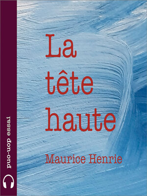 cover image of La tête haute